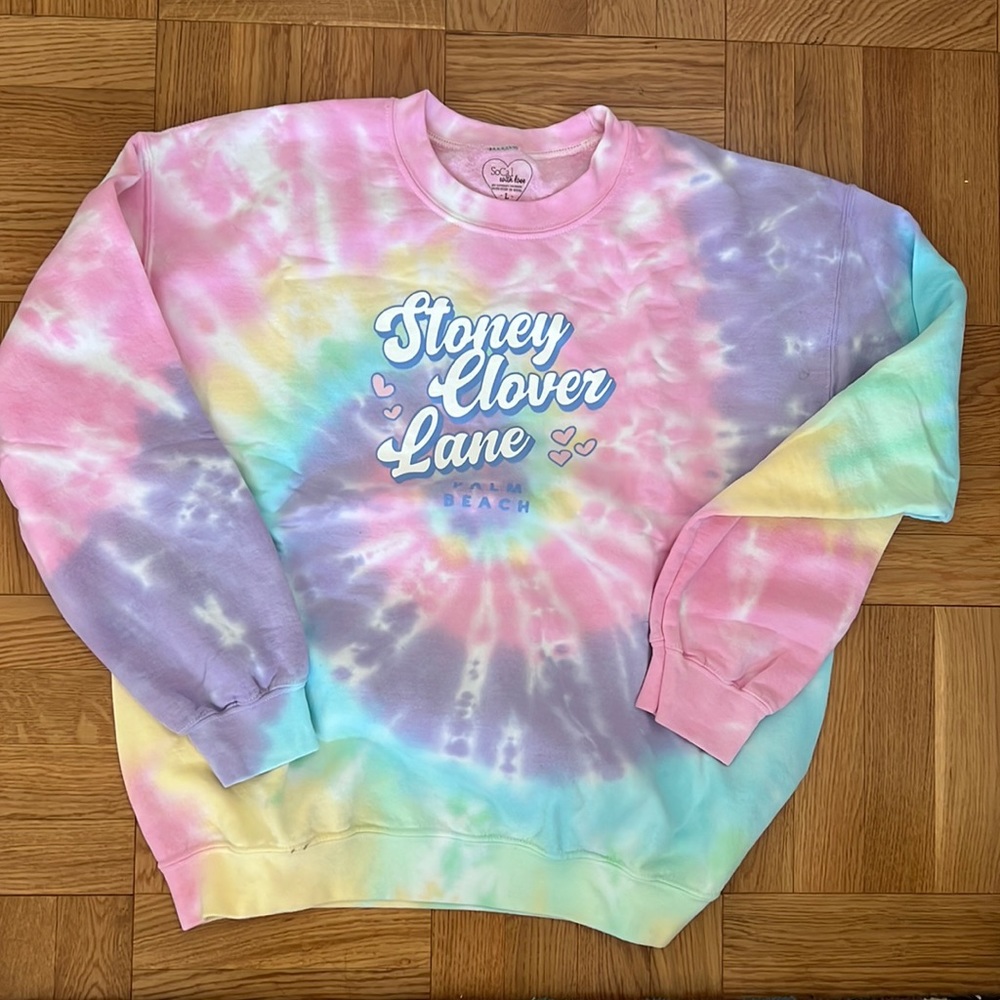 Stoney Clover Lane tie dye hoodie